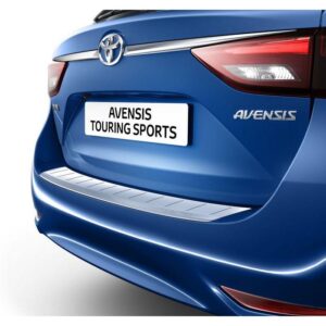 Toyota Avensis 2015-2019 Rear Bumper Protection Plate-Brushed Tourer PW178-05002