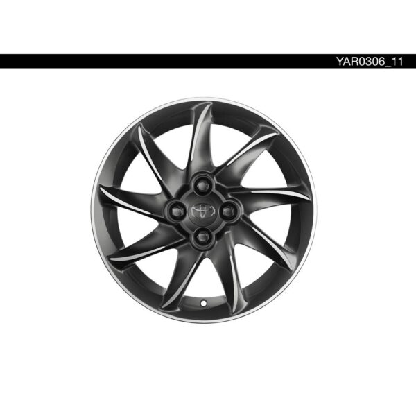 Toyota Yaris 2005-2013 Podium Ii 16" Anthracite Machined PZ406B067DZS / 1604