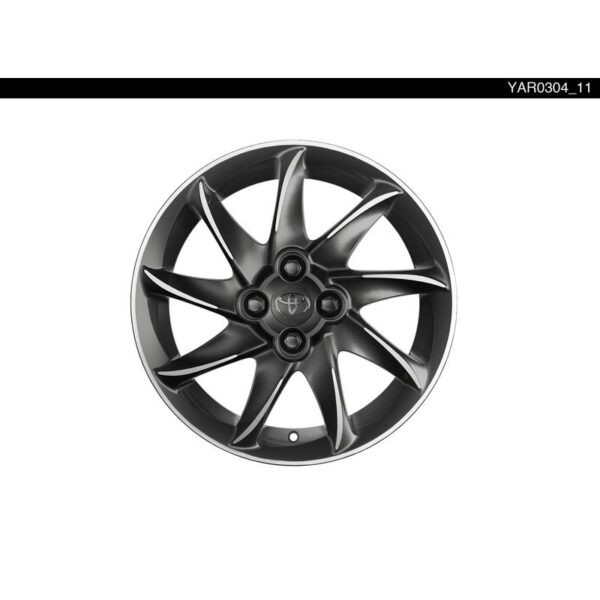 Toyota Yaris 2005-2013 Podium Ii 15" Anthracite Machined PZ406B067BZS / 1600