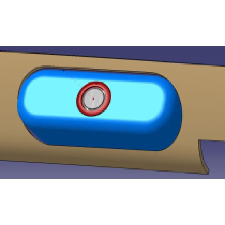 Toyota Proace 2016-Present Parking Aid-Rr Adapter - Painted Khk PW50100210EH / 1044