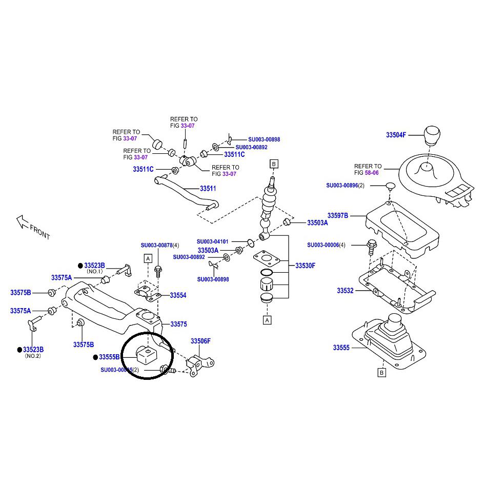 Toyota GT86 2012Present Shift & Select Lever Boot Toyota Parts Direct