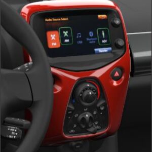 Toyota Aygo (2014-Present) Centre Console Red Pop 3P0 ManAircon 554050H060D0