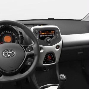 Toyota Aygo (2014-Present) Centre Console Silver Sparkle 1E7 AutAircon 554050H070B1