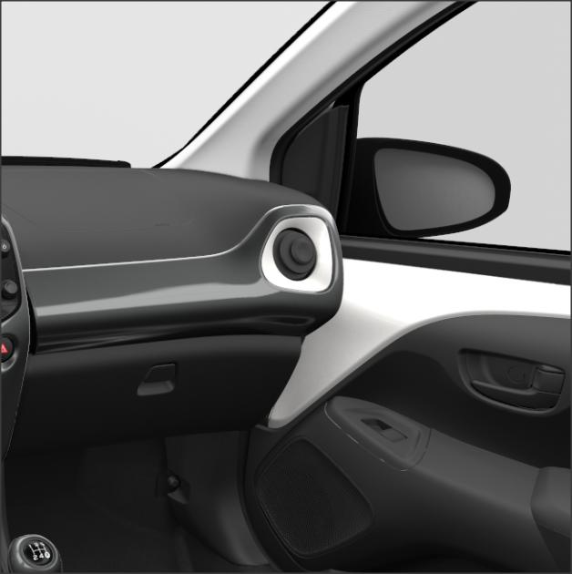 Toyota Aygo (2014-Present) Air Vent Surround White Flash 068 Rh 556620H050A0