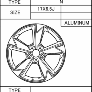 Toyota Yaris (2020-present) Alloy Wheel