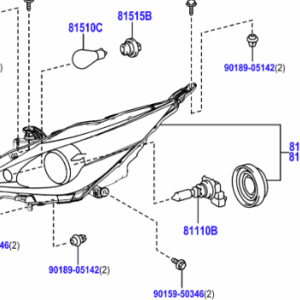 Toyota Aygo 2015-2018 Headlight L/H