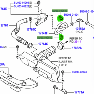 Toyota GT86 (2012-2016) Air Hose Band Clip (individual)