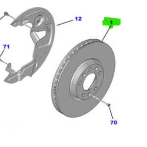 Toyota PROACE City 1.5 Engine Front Discs