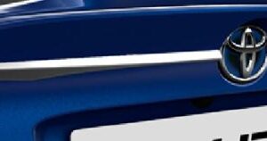 Toyota CH-R 2016-2022 Upper Trunk Garnish Chrome