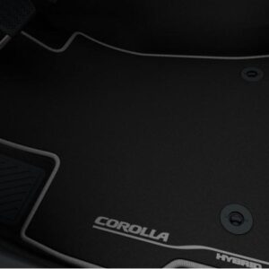 Toyota Corolla Mk12 2019-Present Black Textile Floor Mats Full Set