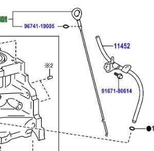 Toyota Yaris 2014-2020 Oil Level Gage