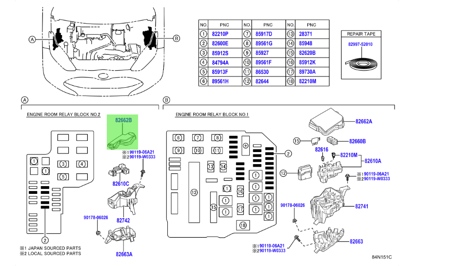 Toyota Yaris Cross (2021-2024) Fuse Box Lid RH - Image 2