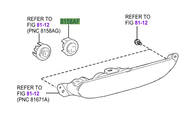 Toyota Yaris GR 2020-Present LED REAR FOG LAMP