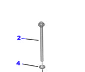 Toyota Proace 2016 - present Spare wheel Carrier Bolt And Seal