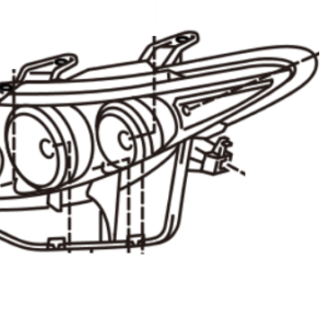 Toyota Estima 2006-2019 Headlight R/H