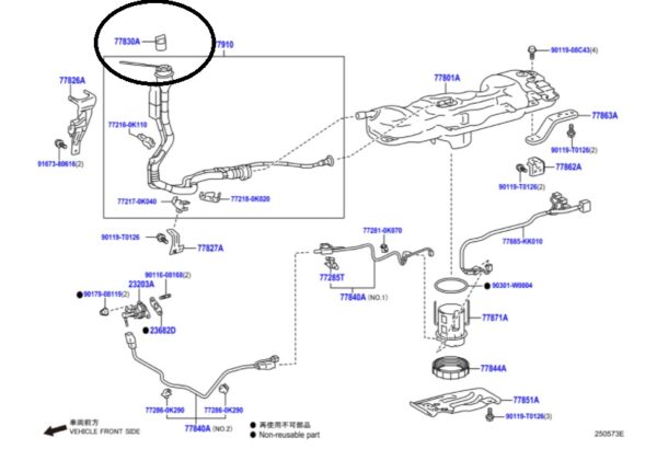 Toyota Hilux 2015-Present Urea Tank Cap