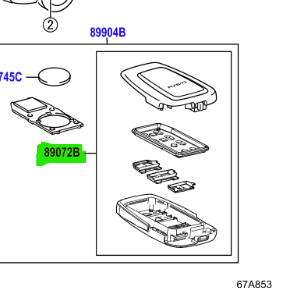 Toyota Rav4 10/2022 - 10/2023 Key case
