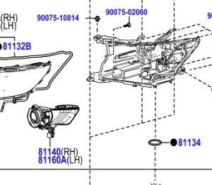 Toyota Land Cruiser 2017-2021 RH LED HEADLAMP