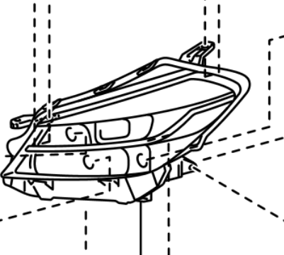 Toyota Vitz (2014-2017) LH LED Headlight - Image 2