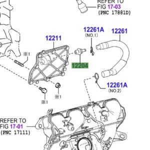 Toyota Prius 2015-2022 PCV - VALVE SUB-ASSY VENTILATION