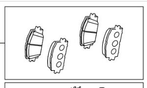 Toyota Porte/Spade 2012-2020 Front Brake Pad set