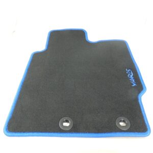 Toyota Yaris (2013-Present) Textile Floormats Blue 8X2 Surround PW2100D019JC
