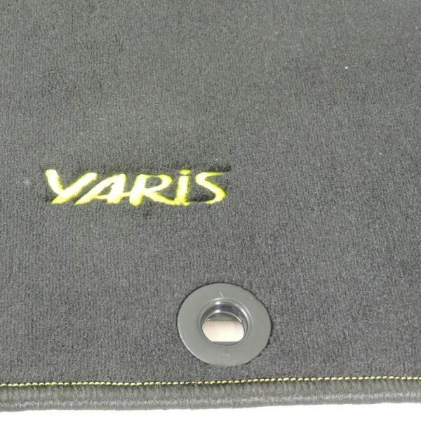 Toyota Yaris (2013-Present) Textile Floormats Lime Green PW2100D021GF