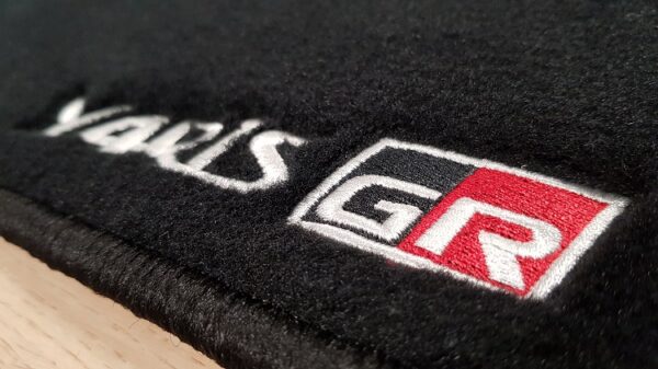 Toyota Yaris (2013-Present) Textile Floormats With Gr Embroidery PW2100D040