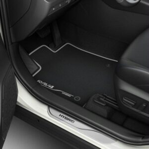 Toyota Rav 4 (2018-Present) Textile Floor Mats Black PW21042014