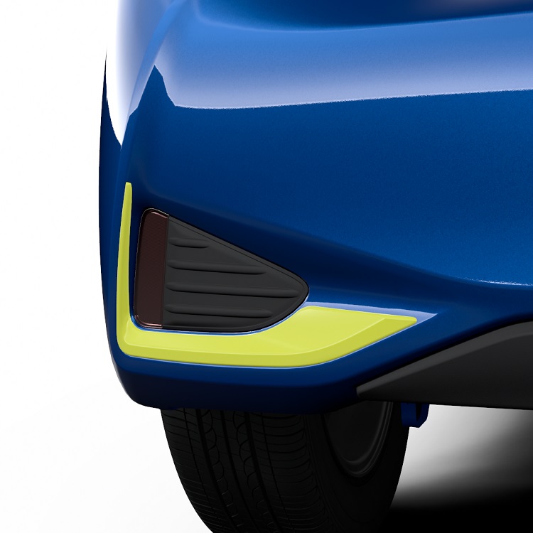 Toyota Yaris (2013-Present) Rear Bumper Garnish Lime Green PW4010D000GF