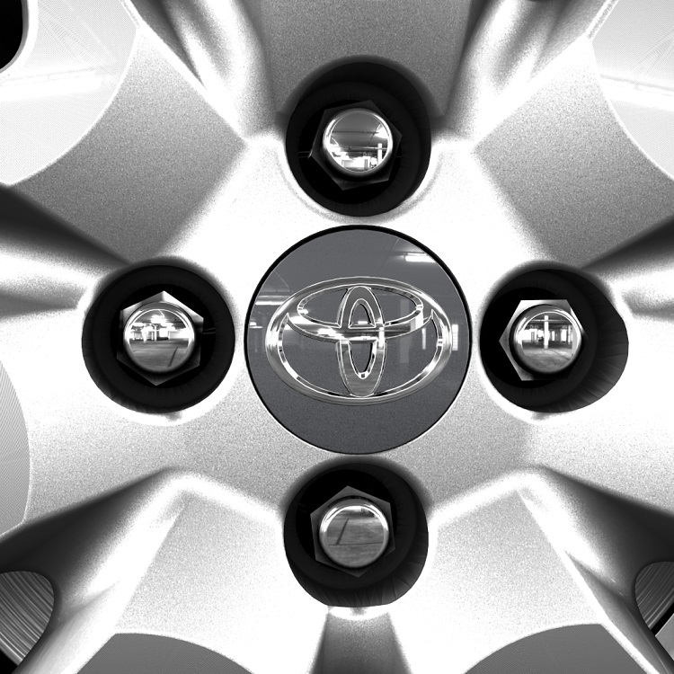 Toyota Yaris (2013-Present) Small Centre Cap - Grey Metallic 1G2 PZ406986702N