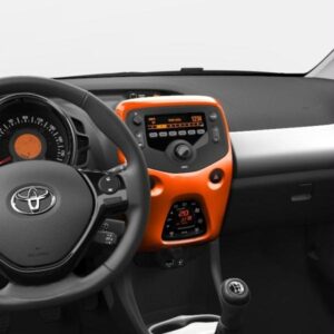 Toyota Aygo (2014-Present) Centre Console Orange Twist 4W5 Aut Aircon PZ41F90151E0
