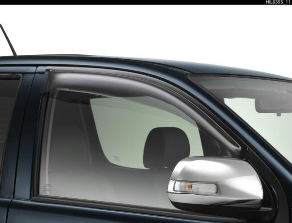 Toyota Hilux Double Cab 2014-2016 Window Deflectors Front Set Only