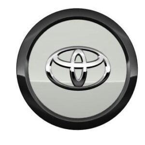 Toyota Aygo (2014-Present) Large Centre Cap White + Chrome Emblem PZ493986722E