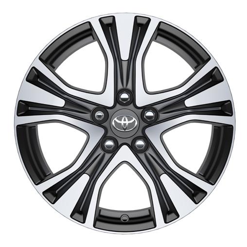 Toyota Rav 4 (2012-2018) Poseidon 17" Anthracite Machined PZ49MX0670ZS