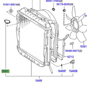 Toyota Hilux 1988-1997 Radiator Cap