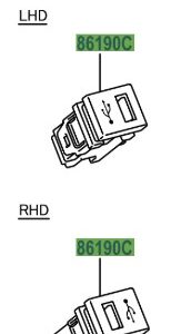 Toyota Rav4 2018-Present - ADAPTER ASSY, STEREO JACK, NO.1