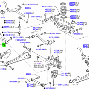 Toyota Rav 4 (2012-2019) Rear Shock Upper Or Lower Bolt Retaining Nut