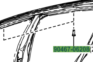 Toyota Roof Bar Plug