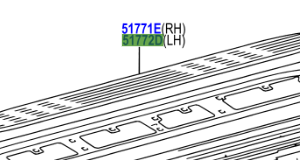 Toyota Land Cruiser 2002-2009 Plate, Step, LH, Step-Wide
