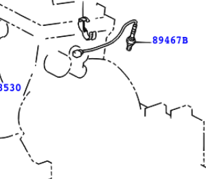 Toyota Prius 2003-2009 Sensor, Air Fuel Ratio