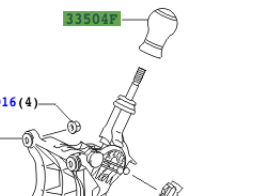 Toyota Auris/Hybrid 2007-2013 Gear Knob