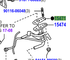 Toyota Avensis 2008-2018 Gasket, Turbo Oil Inlet