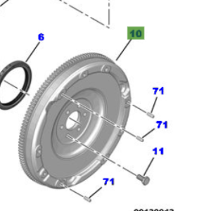 Toyota Proace 2016- Dual Mass Flywheel