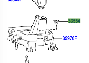 Toyota Yaris 2020- Cap, Shift Lever