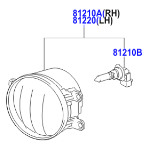 Toyota Prius 2009-2015 Lamp Assy, Fog, RH