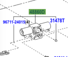 Toyota Land Cruiser 2009-2017 Housing Assy, Stabilizer Control W/Accumulator