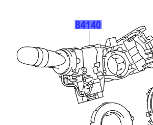 Toyota Yaris 2005-2011 Switch Assy, Headlamp Dimmer