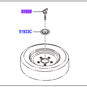 Toyota GR86 2022-Present Spare Wheel Carrier Holder