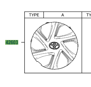 Toyota Aygo 2014-Present Wheel Hub Cap
